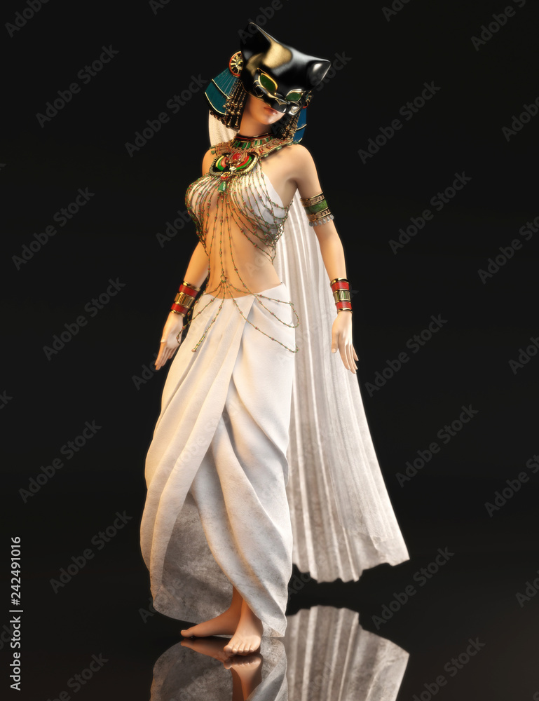 3D Illustration of a Fantasy Female 3D Illustration of a Fantasy Female