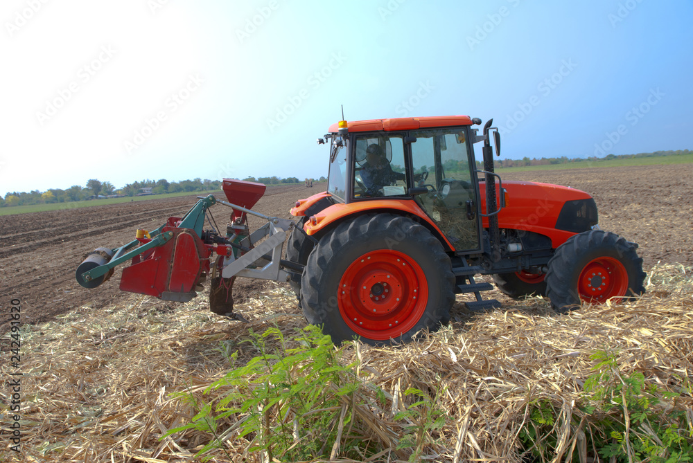 Obraz premium agricultural vehicles, agricultural vehicles from Thailand country