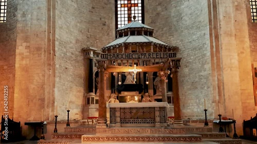 The Altar of the Basilica of Saint Nikola, Bari Italy