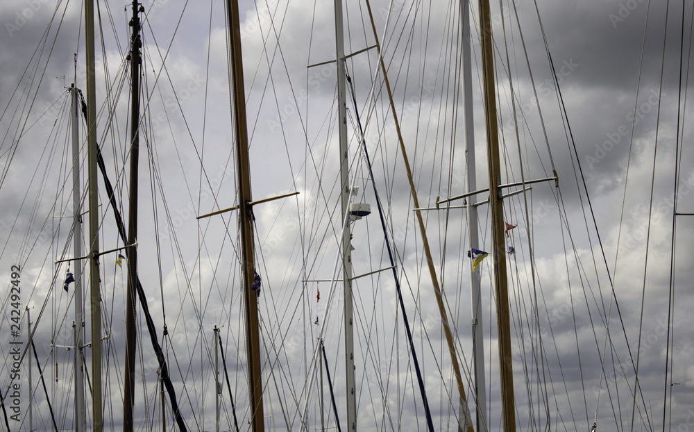 Fototapeta premium Boats in the sea
