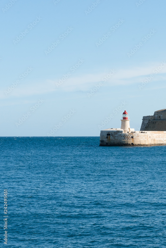 Lighthouse, Ricasoli East Breakwater, Malta