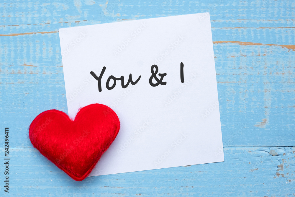 YES,I DOword on paper note with red heart shape decoration on blue wooden table background. Love, Wedding, Romantic and Happy Valentine’ s day holiday concept YES,I DOword on paper note with red heart shape decoration on blue wooden table background. Love, Wedding, Romantic and Happy Valentine’ s day holiday concept