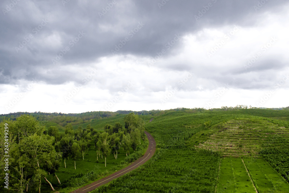Landscape Gunung bagus, Wonosari, Yogyakarta, Indonesia