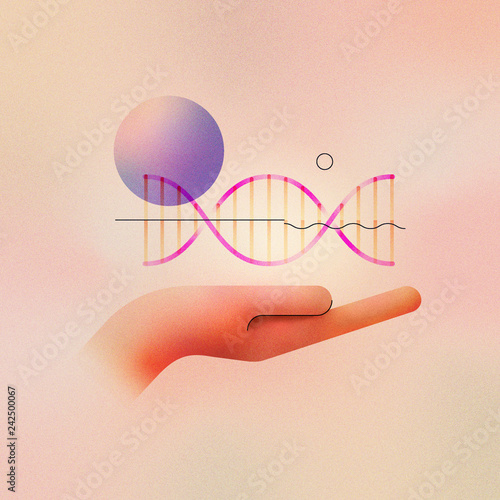 Genetic Engineering Illustration Concept