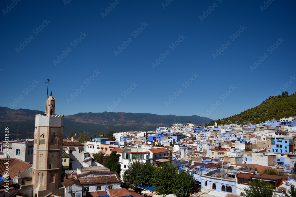 Views of Chefchaouen from the alcazar