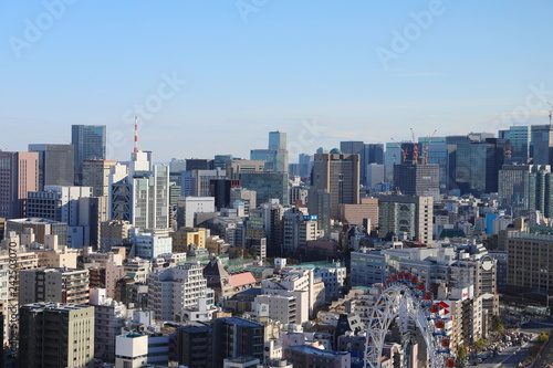 東京都文京区のシビックセンターからの眺め © K.Douzin