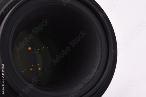 Objectively front lens