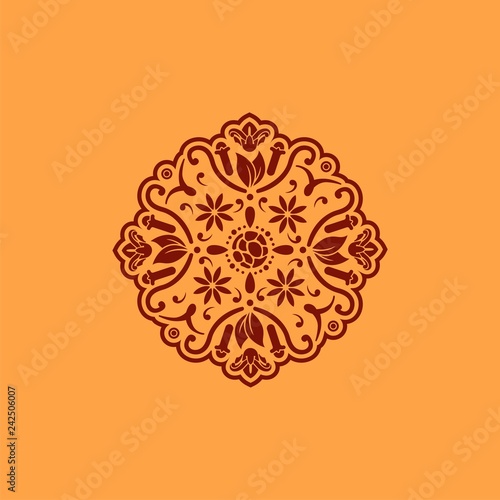 Indian food spices ornament