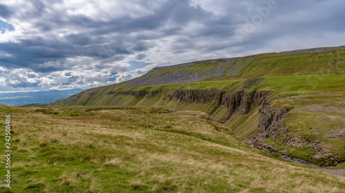 North Pennines landscape at the High Cup Nick in Cumbria, England, UK