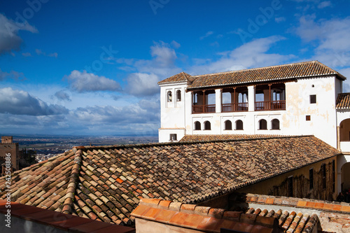 The Alhambra is a palace and fortress complex located in Granada, Andalusia, Spain.