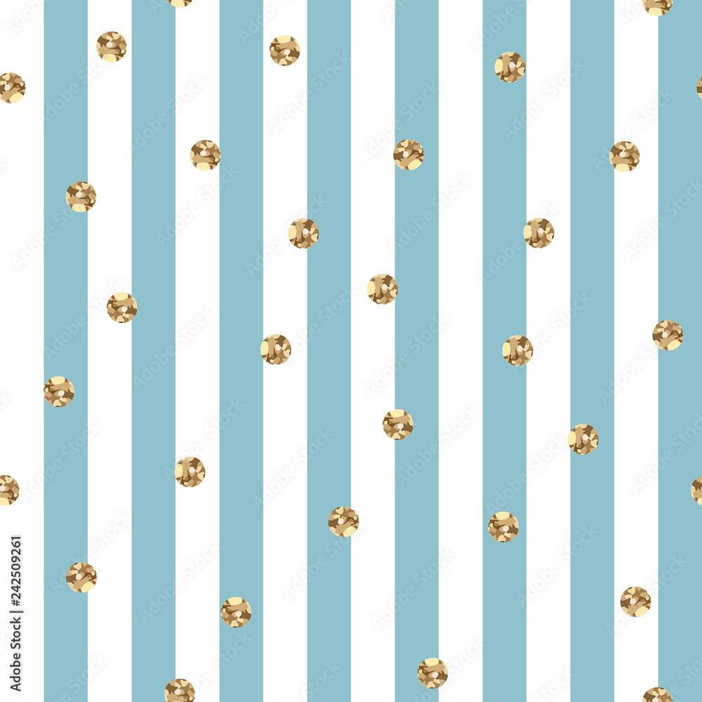 Vertical blue and white stripes seamless Vector Image