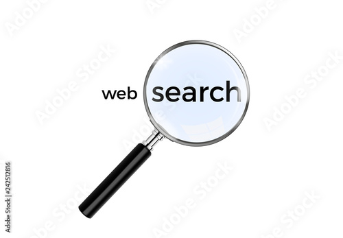 web search magnifying glass