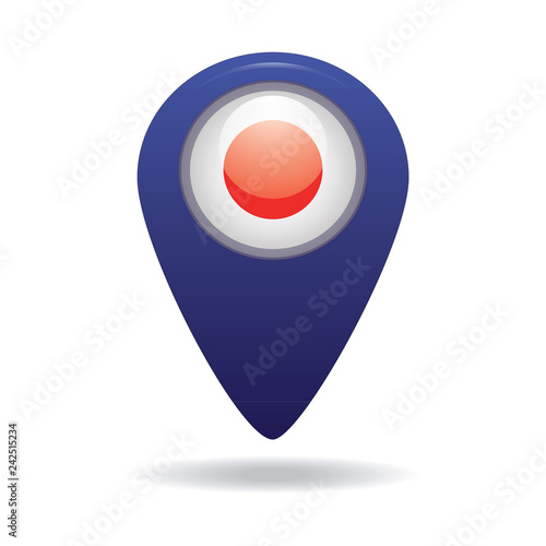 button with the image of the flag of the Japan. Vector graphics Free Download button with the image of the flag of the Japan. Vector graphics - GFXLoad