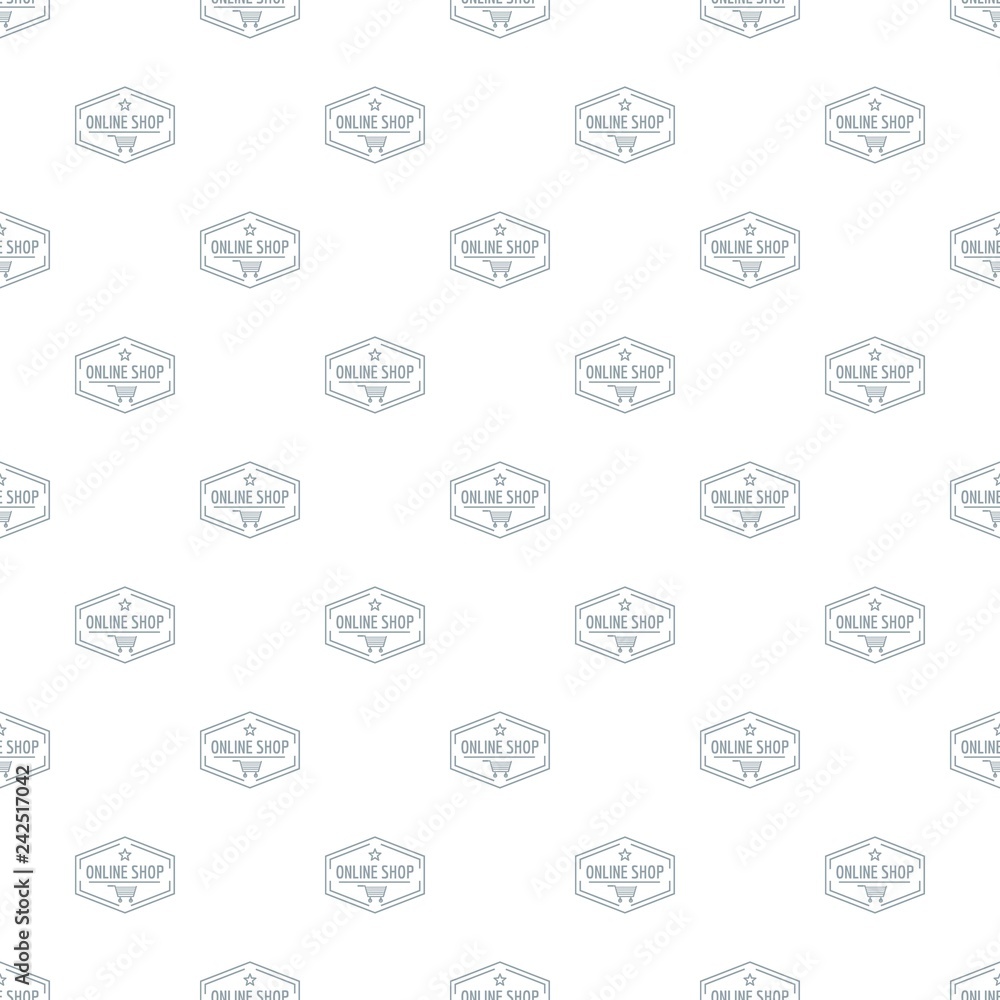 Online market pattern vector seamless repeat for any web design Online market pattern vector seamless repeat for any web design