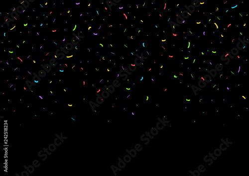Colorful confetti background