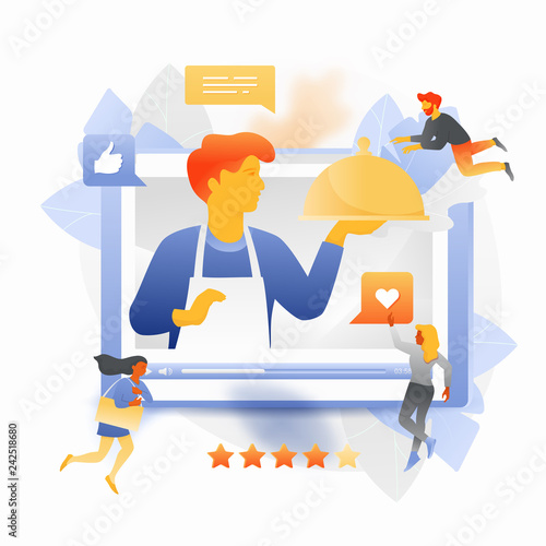 Food Blogger with Followers