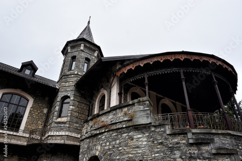 The Stirbey Castle in Sinaia, Prahova Valley, Romania.