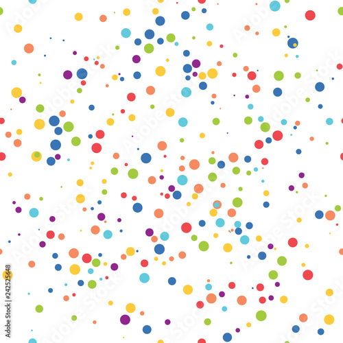 vector seamless background pattern with dots