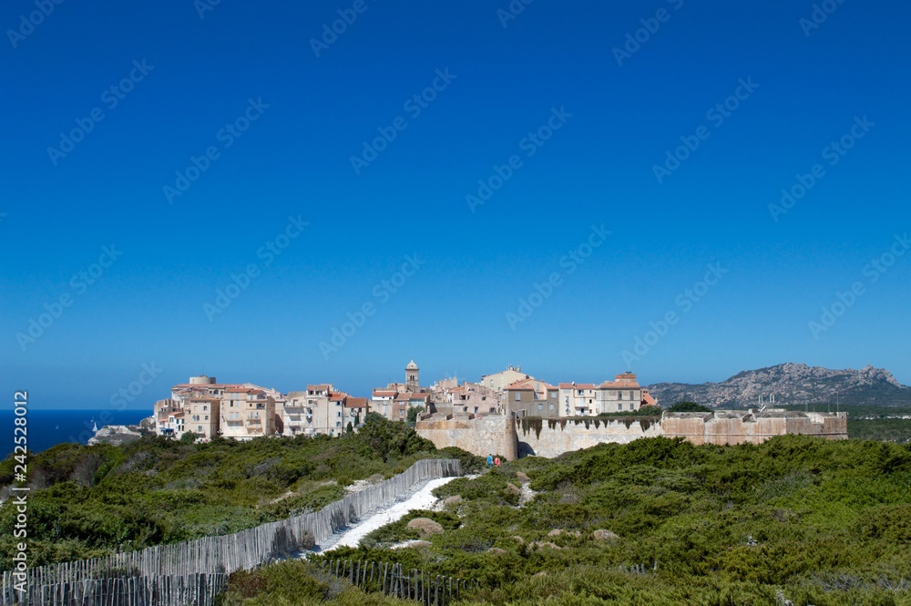 The cliffs of Bonifacio in Corsica