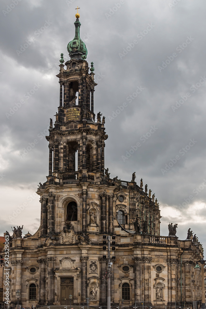 Dresden Hofkirche Vorderansicht 