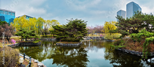 Yeouido Park in Seoul, Korea