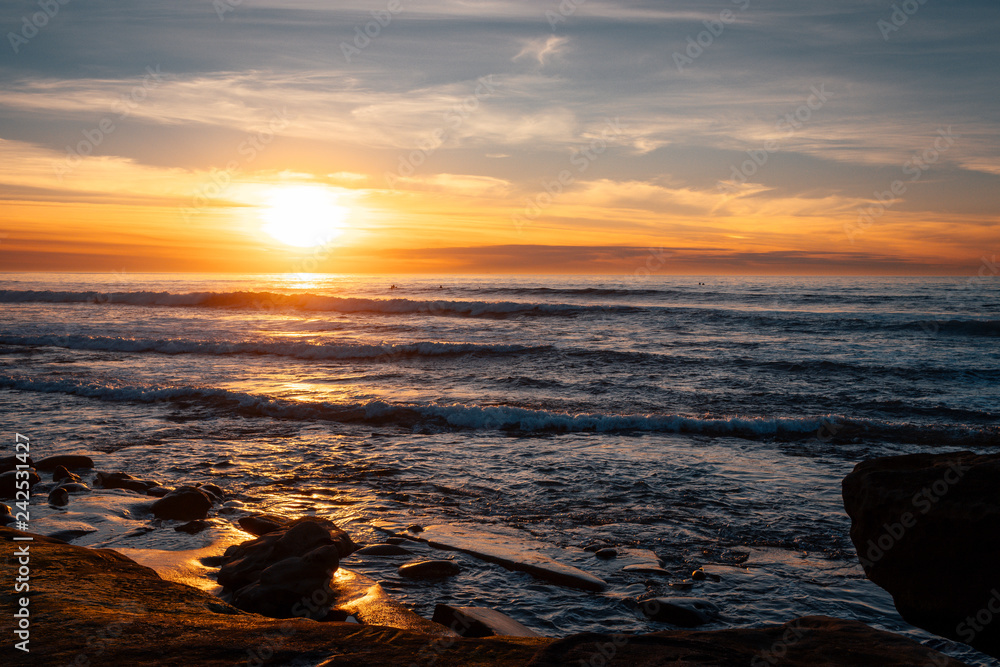 Obraz premium Sunset on the beach