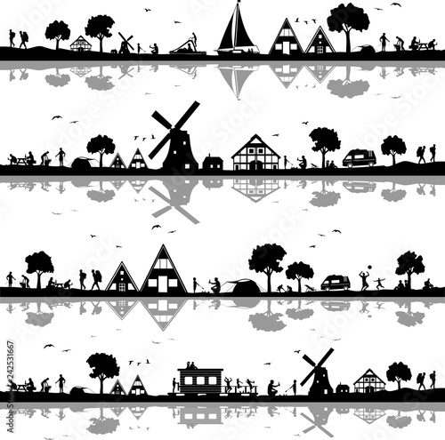 Landscape Nature Silhouette