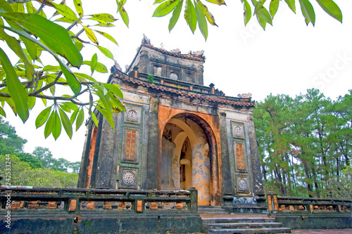 One of the buildings from the Tu Duc Tomb, Hue, Vietnam.
