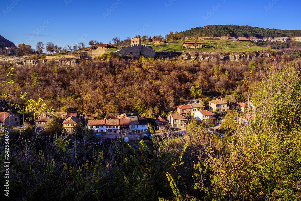 View to the town of Veliko Tarnovo from one of the numerous hills in the city.