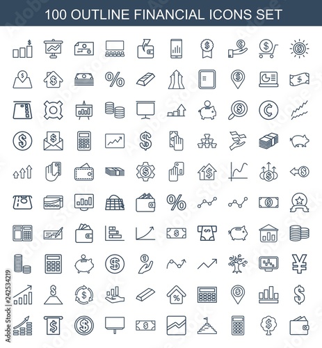 financial icons