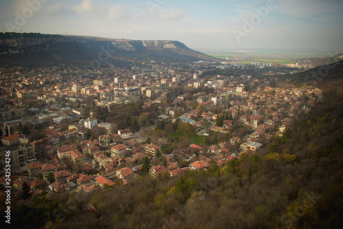 The town of Provadia shot by Ovech fortress.
