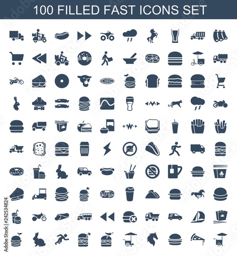 100 fast icons