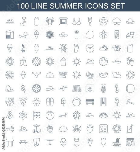 100 summer icons