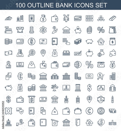 bank icons