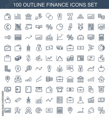 finance icons