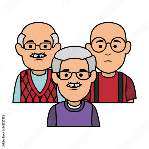 cute grandfathers avatars characters
