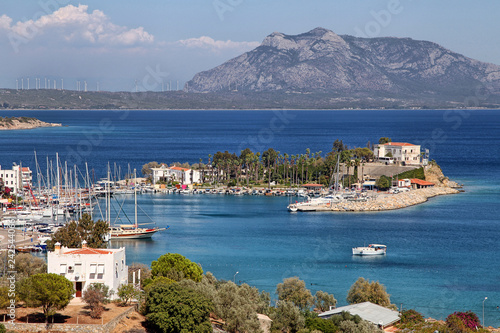 Datca Harbour view. Datca is populer tourist destination near Marmaris