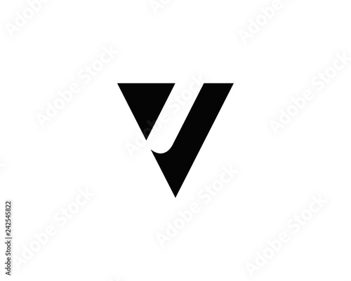 Letter V logo  design abstract  ,logo icon design template.