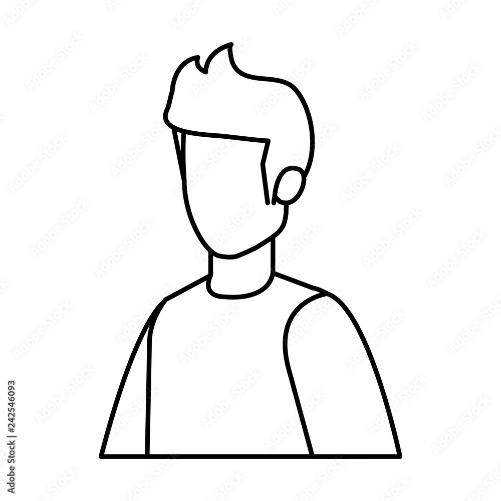 Obraz premium young man avatar character