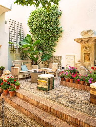 Nice patio in the old town ...