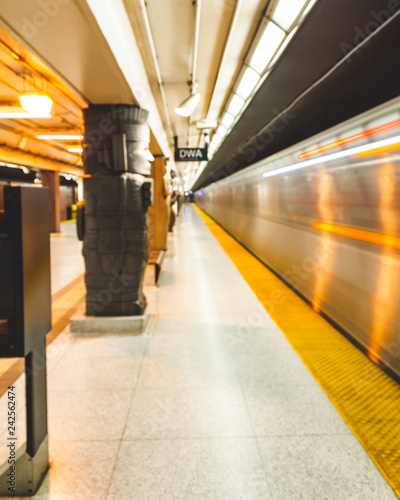 Photography subway station in toronto