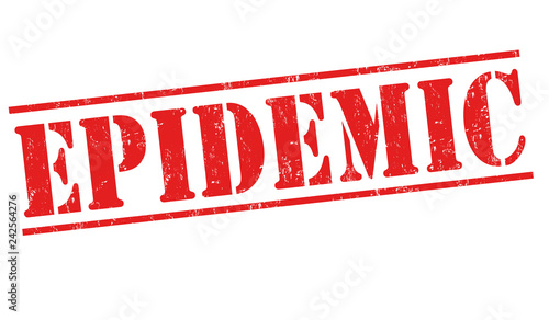 Epidemic sign or stamp