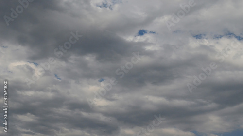Clouds in the stormy sky.