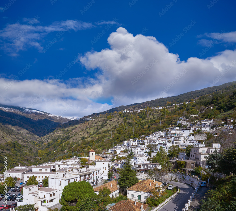Alpujarras Pampaneira village in Granada