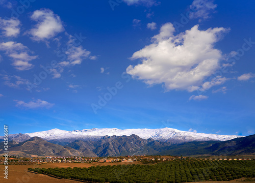 Sierra Nevada mountains in Granada