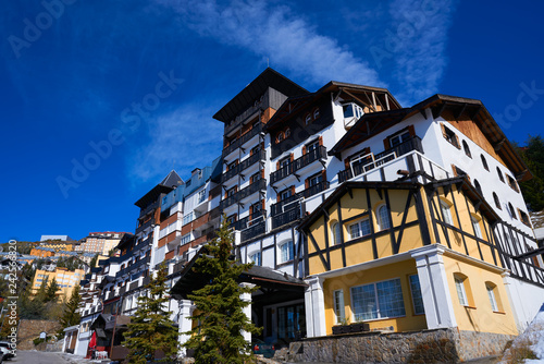 Sierra Nevada village ski resort Granada