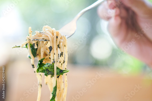 food Delicious spaghetti