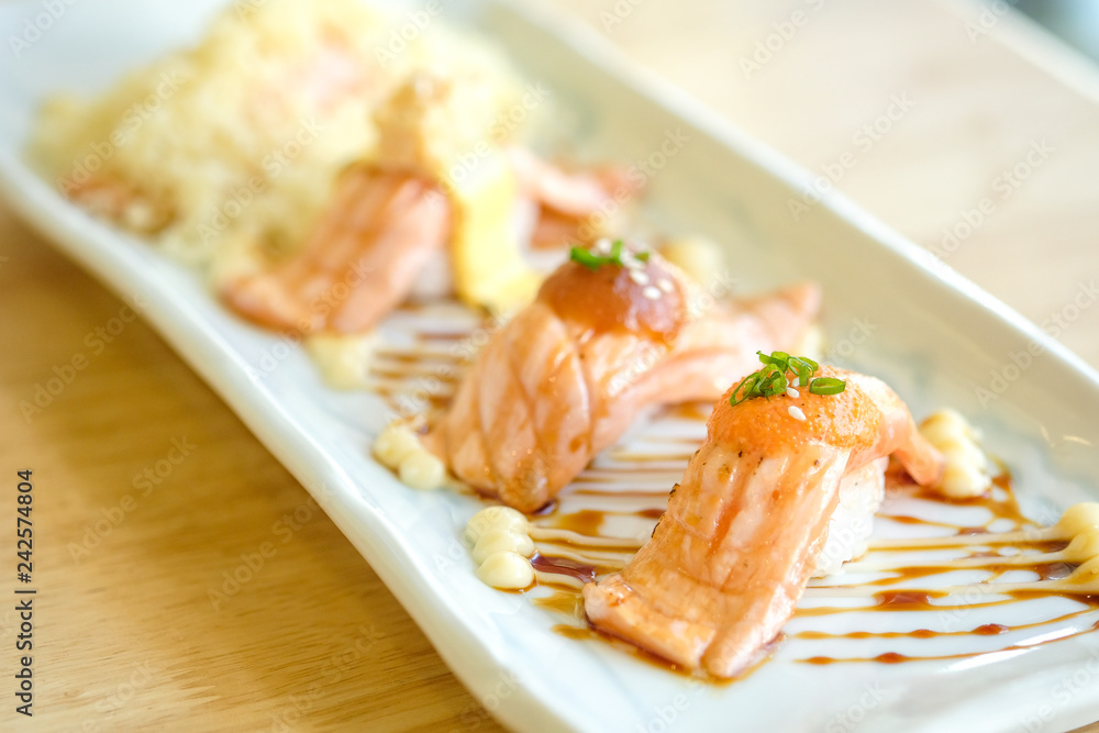 Japanese Food sashimi.