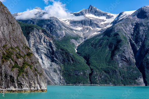 fjord in mountains