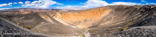 Panoramic view of Ubehebe Crater in Death Valley National Park, California